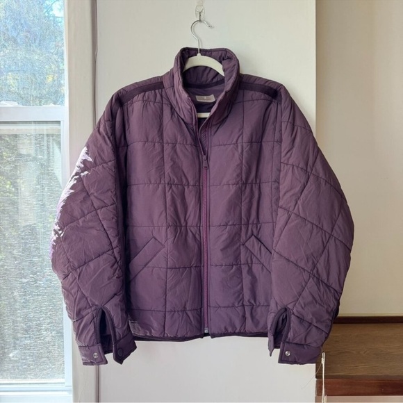 NWT Free People Pippa Packable Puffer Jacket Mulberry Purple FP Movement XS - Picture 5 of 8